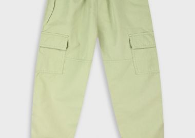 Παντελόνι cargo | ΣΚΟΝΙΣΜΕΝΟ ΠΡΑΣΙΝΟ - Energiers - 